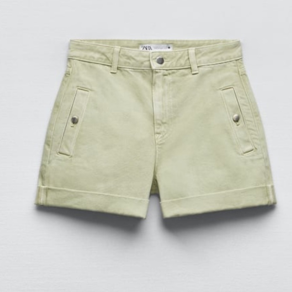 Zara cuffed hem shorts
